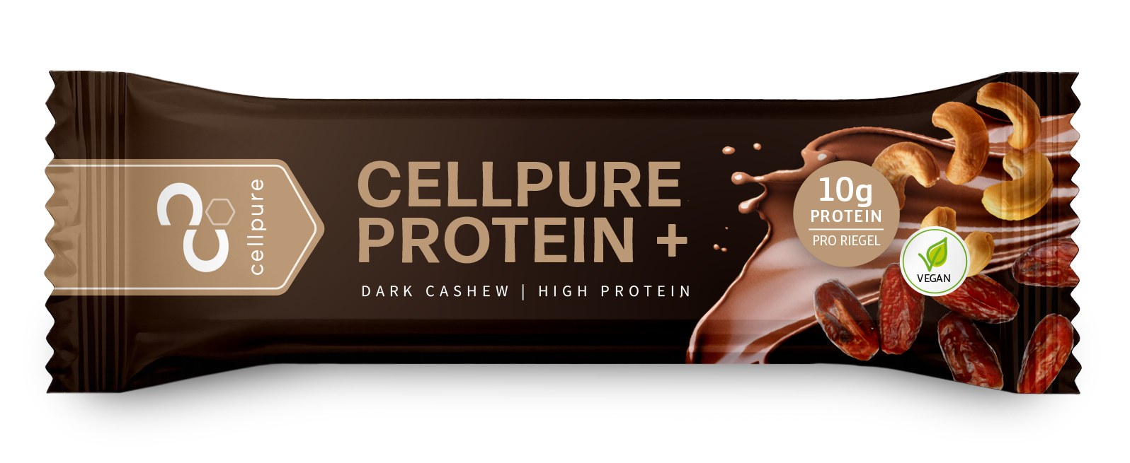 Cellpure Protein+ Riegel Dark Cashew