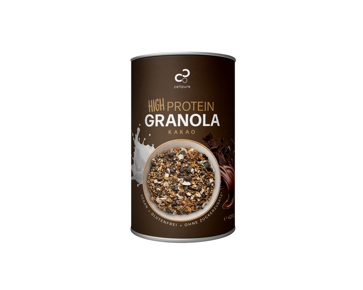 Cellpure High Protein Granola Kakao – Dose 420 g