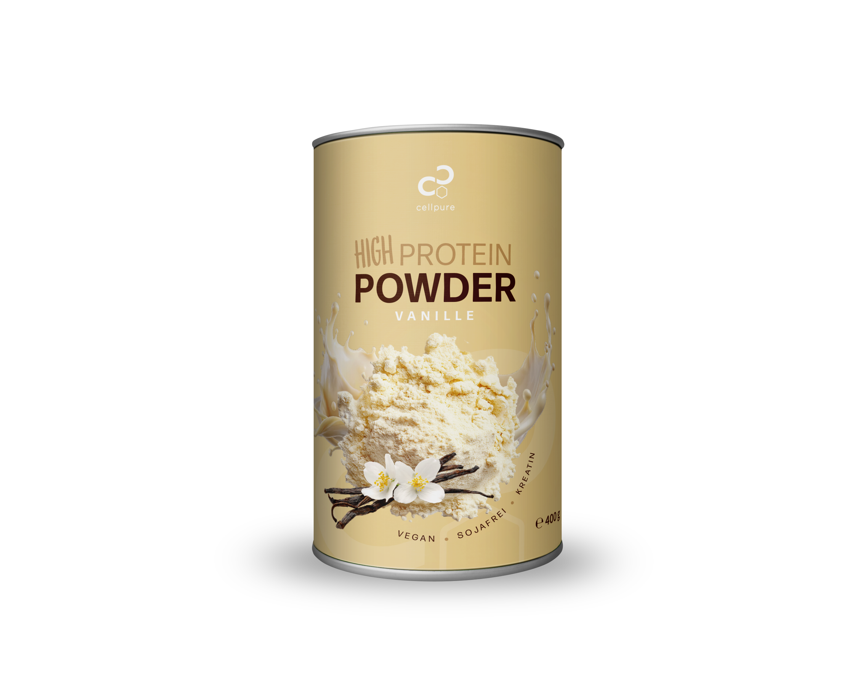 Cellpure High Protein Powder Vanille – Dose 400 g