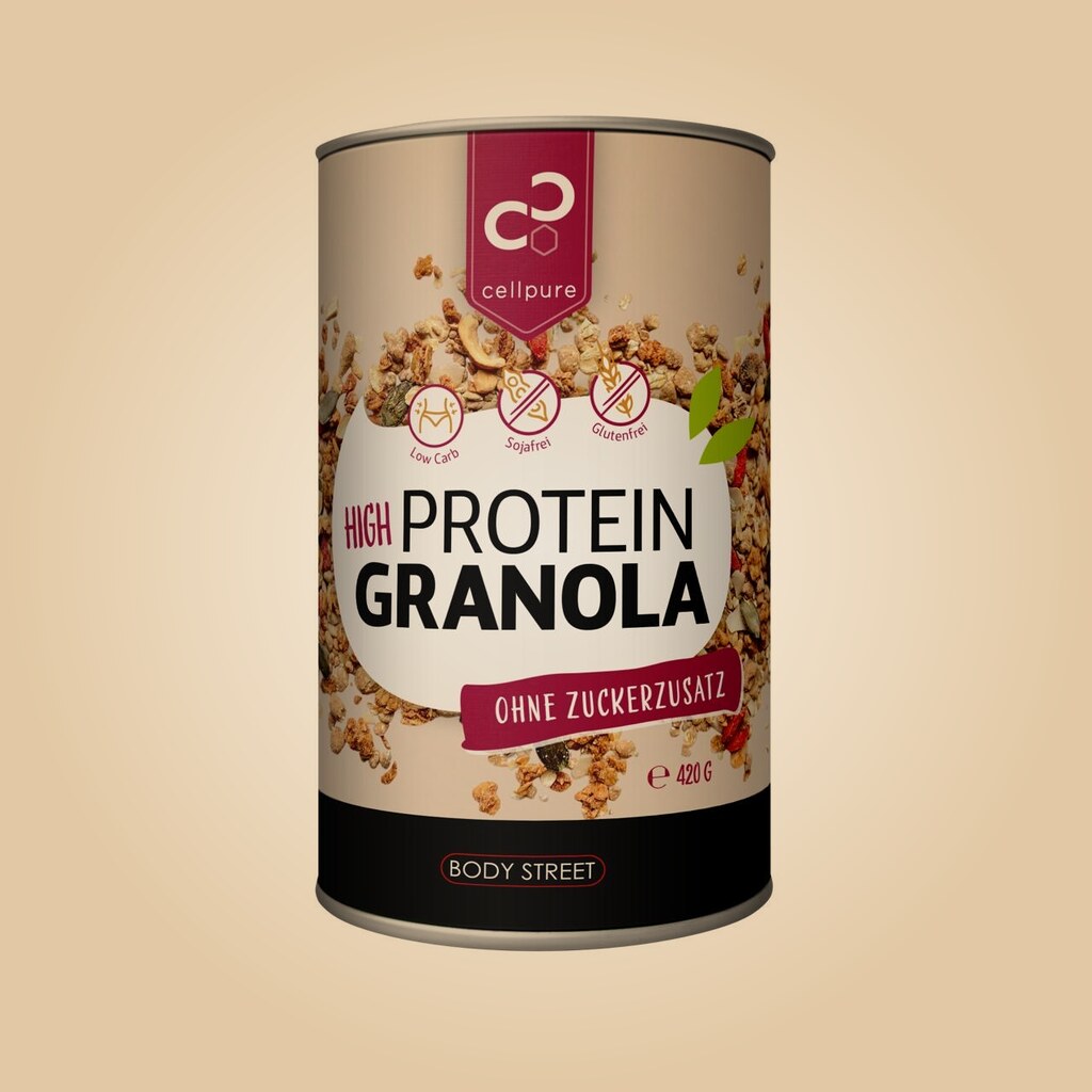 High Protein Granola Apfel-Zimt